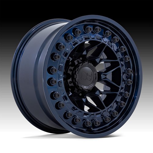 Black Rhino Alpha Midnight Blue Custom Truck Wheels 1